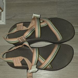 Chaco Striped Sandals with Adjustable Straps